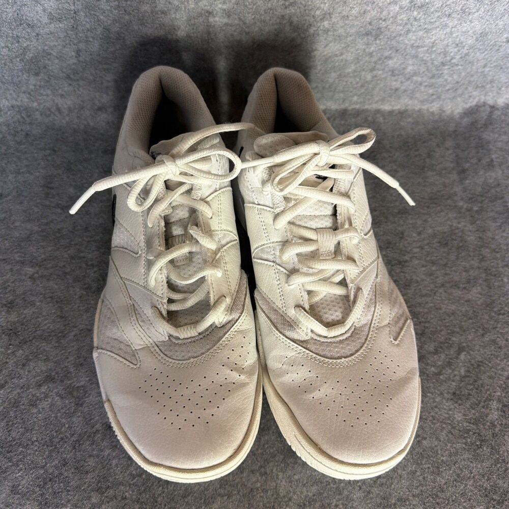 Nike Court Lite 4 Women's size 10 White Black Leather Tennis shoes FD6575 100 - Picture 2 of 10